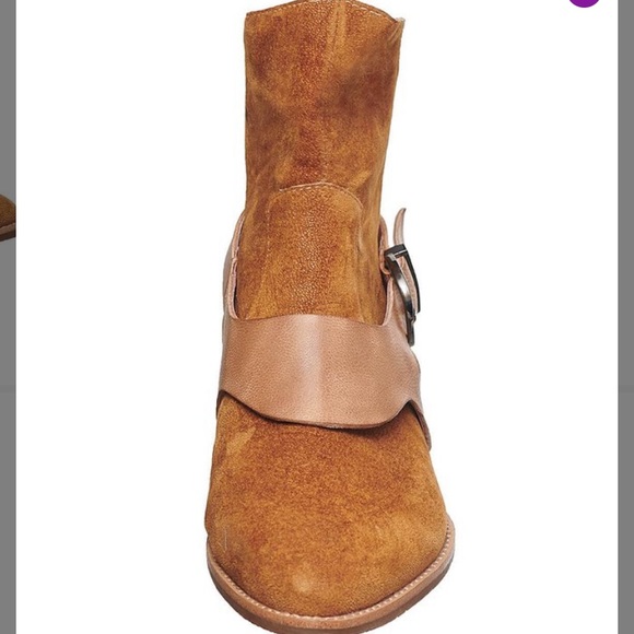 Antelope genuine suede booties. NWOT. Original box and dust bag included - Picture 4 of 12